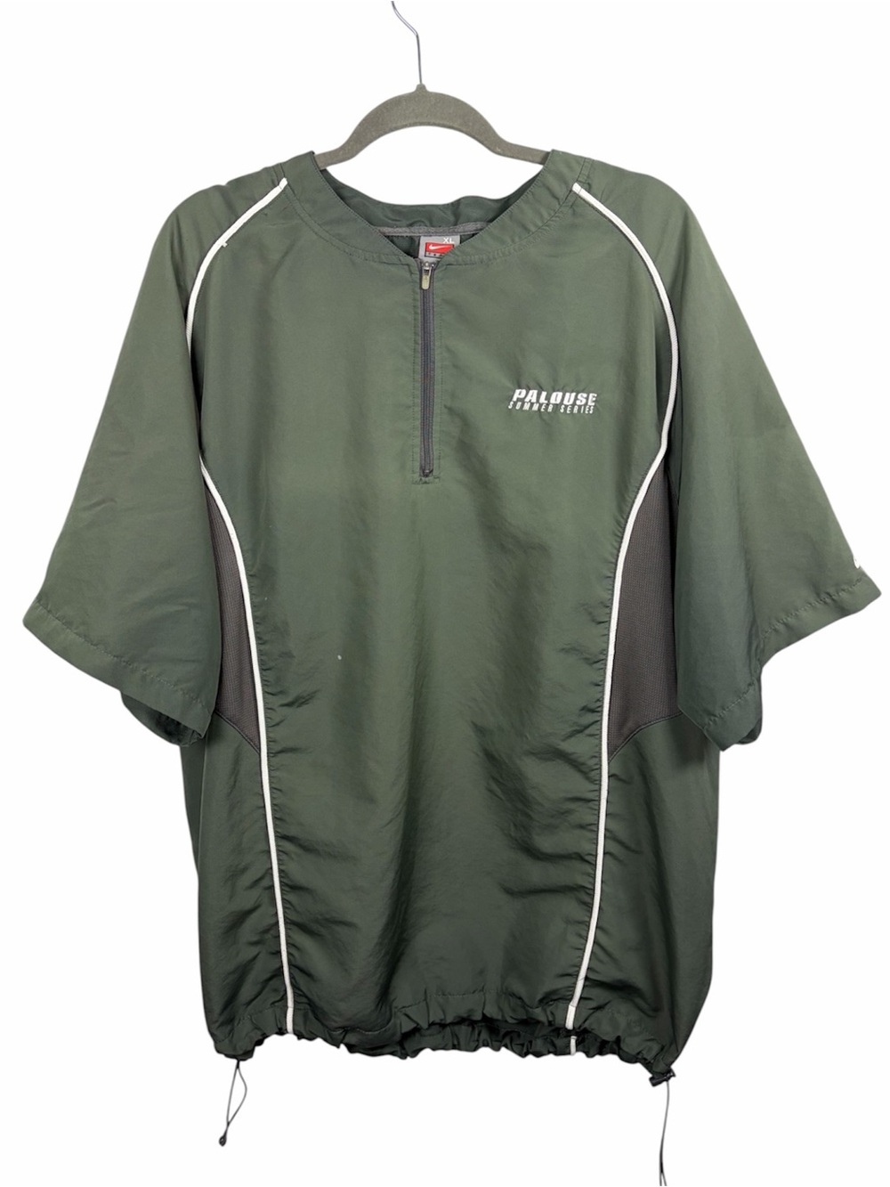 Nike FitDry Palouse Summer Series Running Pullover XL Green
